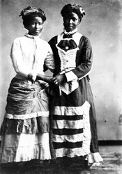 Zwei christliche Kefir-Mädchen, Südafrika, ca. 1895